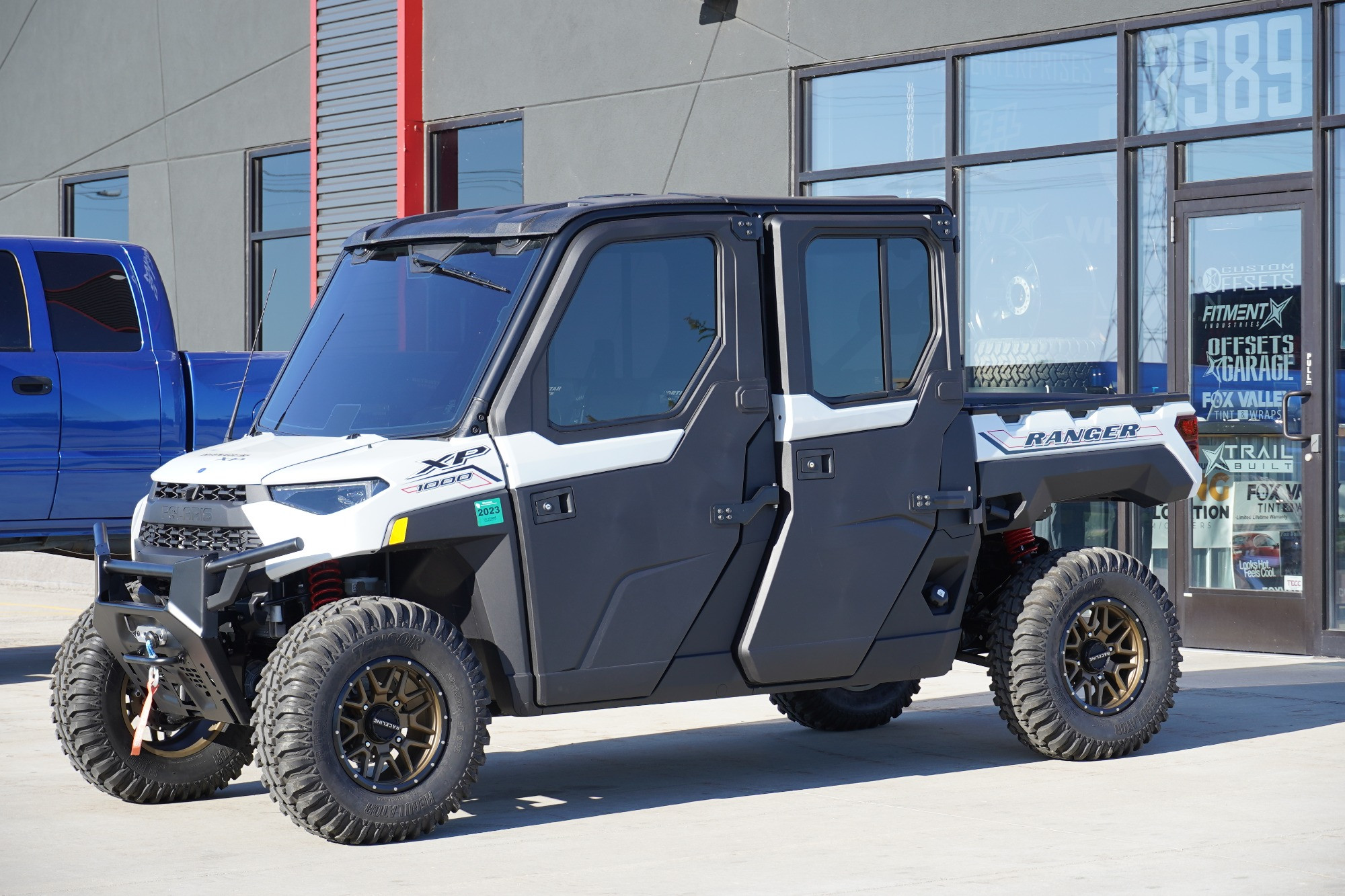 2021 Polaris Ranger with Raceline Krank wheels and Tensor Regulator tires