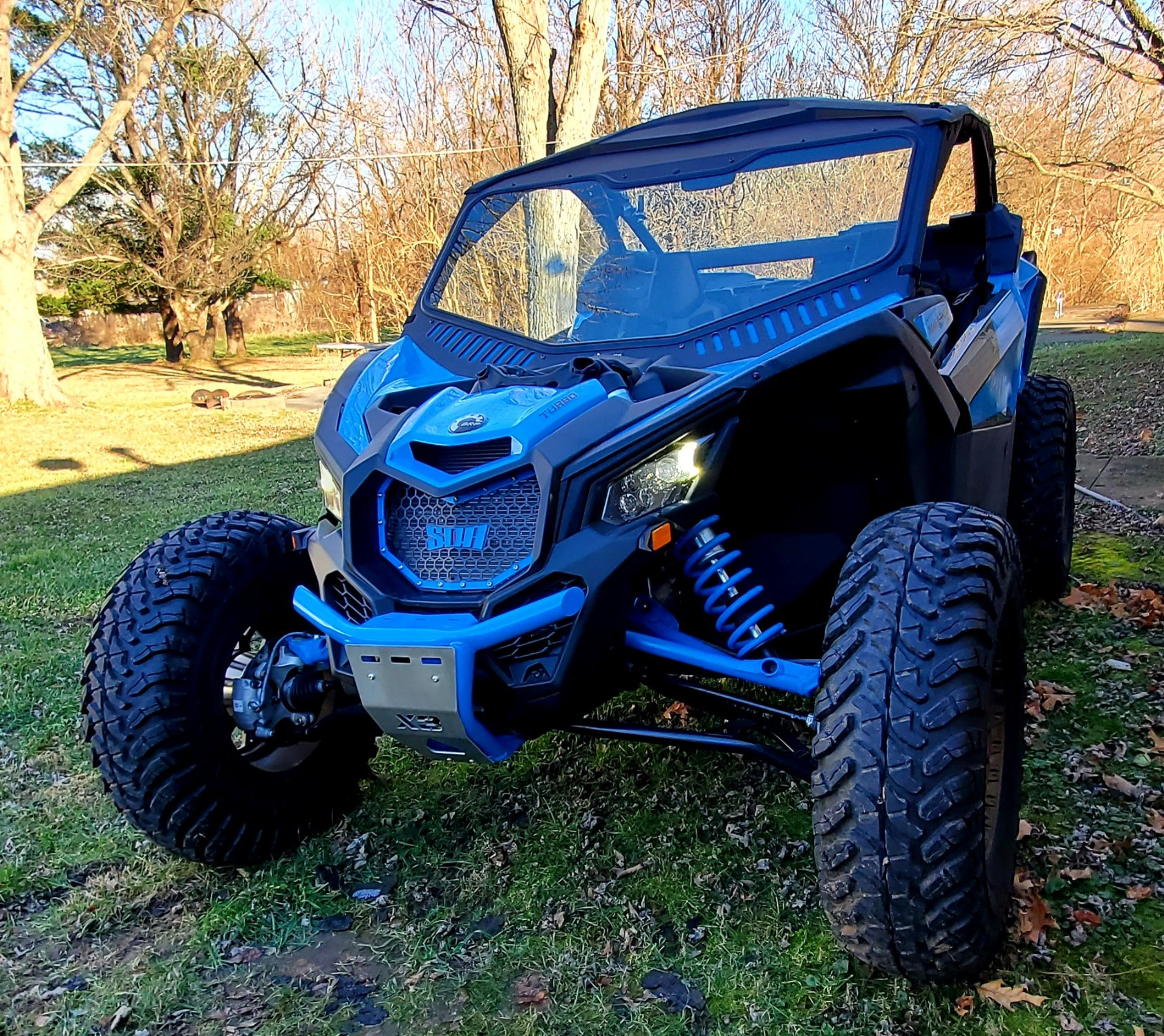 2021 Can-Am Maverick with TIS UTV 558BZ wheels