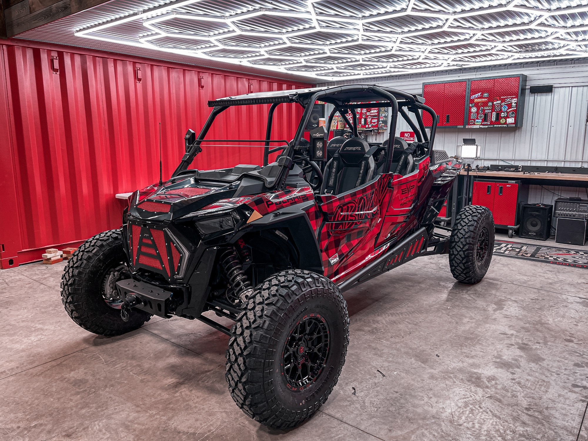 2021 Polaris RZR Turbo with TIS UTV 558BM wheels
