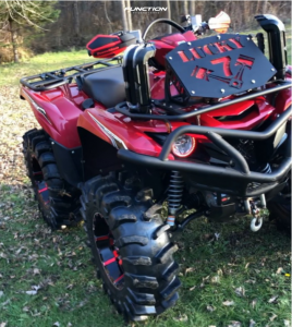 1 2017 Yfm700 Grizzly Fi 4x4 Auto Eps Se Yamaha Stock Sti Hd3 Red