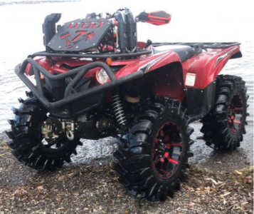 1 2017 Yfm700 Grizzly Fi 4x4 Auto Eps Se Yamaha Stock Sti Hd3 Red