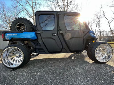 1 2022 Defender Hd10 Limited Can Am S3 Powersports American Force Blur Cc Polished