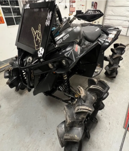 1 2018 Renegade 1000 X Xc Can Am Stock Reds Offroad Flake Crushlock Black