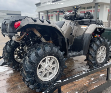 1 2012 Sportsman 550 Eps Polaris Super Atv Fuel Triton Machined Black