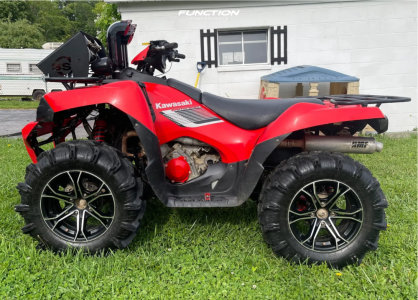 1 2008 Kvf750 Brute Force 4x4i Kawasaki Stock Itp Tsunami Black
