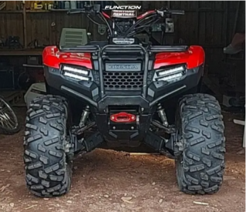 1 2018 Trx420fm 4x4 Honda Highlifter Itp Delta Black