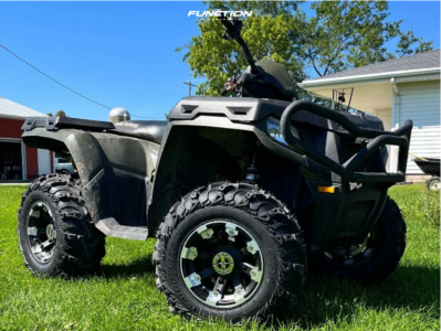 1 2014 Sportsman 400 Ho Polaris Stock Vision 393 Lock Out Matte Black