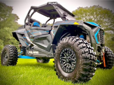 1 2019 Rzr Xp Turbo Eps Polaris Walker Evans Tusk Nebo Beadlock Machined Black