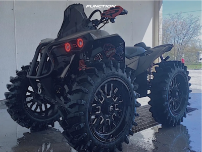 1 2022 Renegade 1000 X Mr Can Am Fox Fuel Offroad 20 Inch Fuel Strokes Black