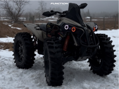 1 2022 Renegade 1000 X Mr Can Am Fox Fuel Offroad 20 Inch Fuel Strokes Black