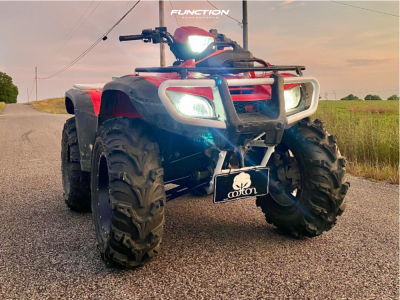 1 2009 Trx500fe Fourtrax Foreman 4x4 Es Honda Stock Itp Hurricane Black