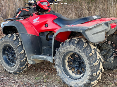 1 2009 Trx500fe Fourtrax Foreman 4x4 Es Honda Stock Itp Hurricane Black
