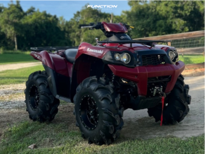 1 2010 Kvf750 Brute Force 4x4i Kawasaki Stock Itp Hurricane Black