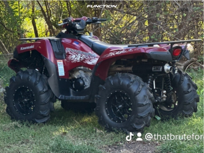 1 2010 Kvf750 Brute Force 4x4i Kawasaki Stock Itp Hurricane Black