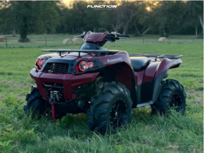 1 2010 Kvf750 Brute Force 4x4i Kawasaki Stock Itp Hurricane Black