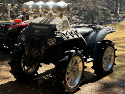 1 2022 Sportsman 850 High Lifter Edition Polaris Stock Fuel Kompressor Polished