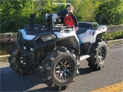 1 2022 Sportsman 570 Utility Hd Polaris High Lifter System 3 Offroad Sb 7 Machined Black