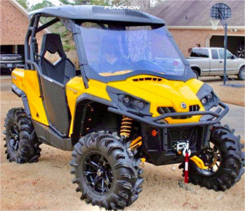 1 2012 Commander 800r Xt Can Am Super Atv High Lifter Msa M17 Elixir Black