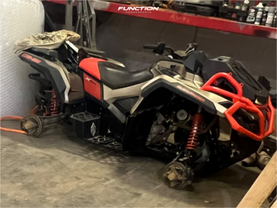 1 2023 Outlander 1000 X Mr Can Am Stock Dragonfire Racing Typhon Matte Black