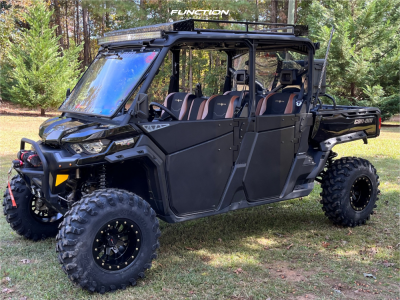 1 2022 Defender Max Hd10 Lone Star Can Am Highlifter System 3 Sb 4 Black
