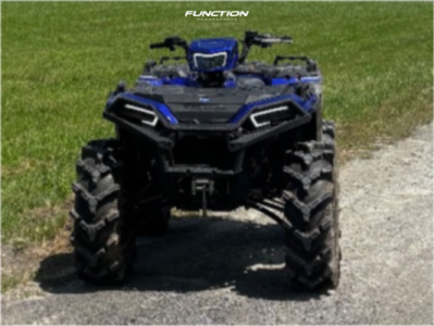 1 2024 Sportsman 850 Ultimate Trail Polaris Highlifter Itp Hurricane Black