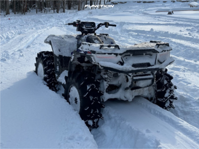 1 2024 Sportsman 850 Ultimate Trail Polaris Highlifter Itp Hurricane Black