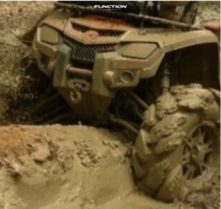 1 2009 Outlander 800r Can Am Lift 6 Hella Outside Flares