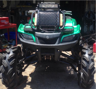 1 2006 Kingquad 700 Suzuki Lifted 9 Hella Outside Flares