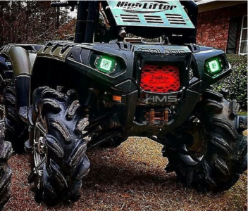 1 2009 Sportsman 850 Xp Polaris Lift 3 Outside Flares