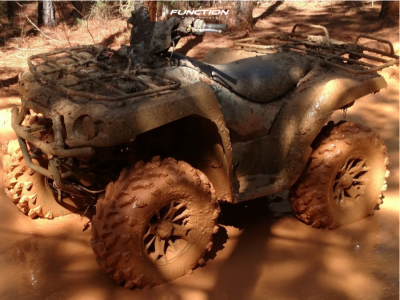 1 2005 Brute Force 750 Kawasaki Stock Outside Flares