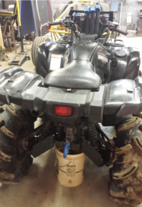 1 2009 Grizzly 700 Yamaha Lift 2 Hella Outside Flares